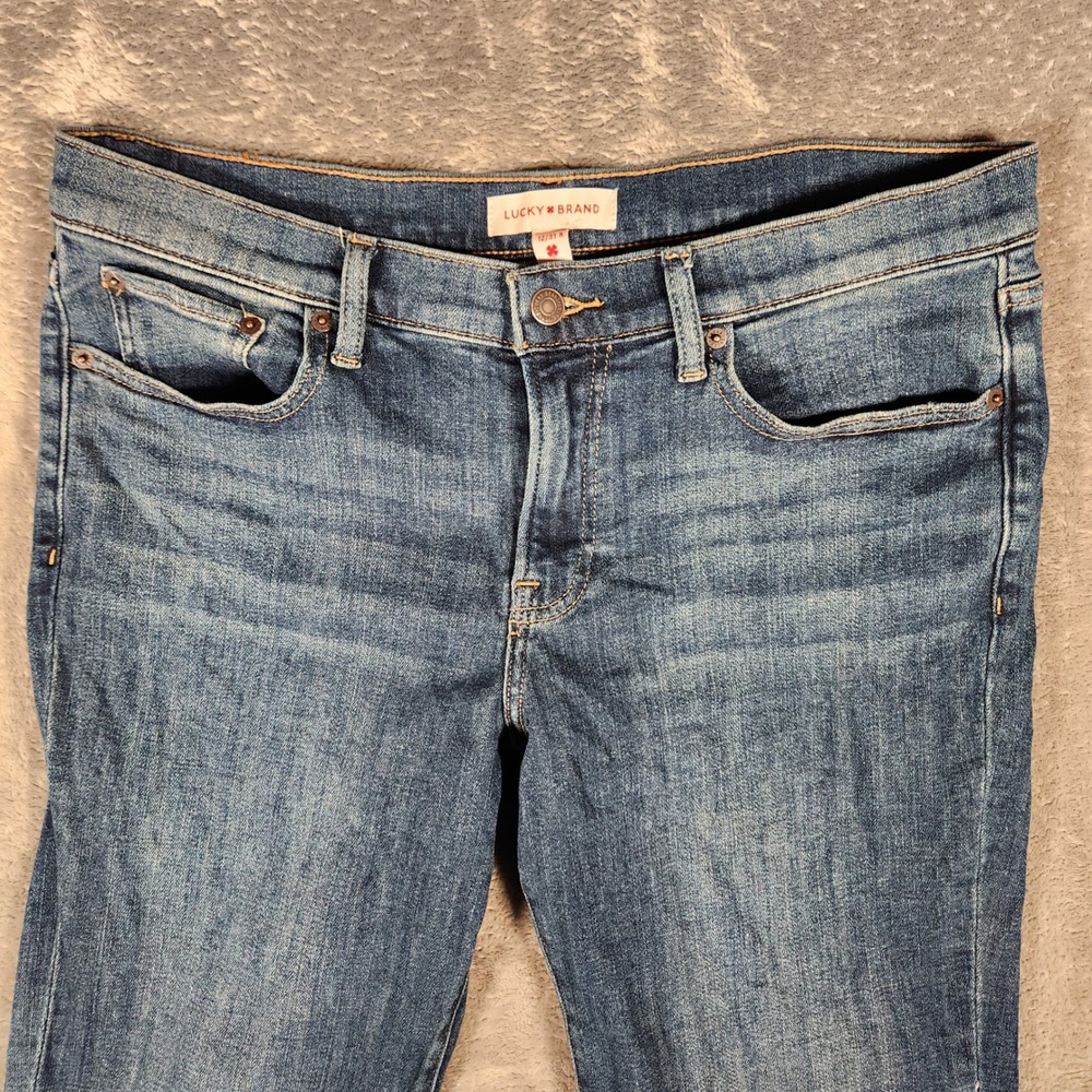 Lucky Brand Sweet Mid Rise Jeans Women's 31X31 Blue Excellent 7W12559 Straight - Picture 5 of 15